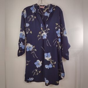 Hello Miz women's pull on blouse dress size (L)